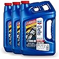 Chevron Delo 400 XLE SAE Synblend Synthetic Blend Oil 15W40, 1 Gallon, Case of 3