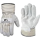 Wells Lamont Leather Work Gloves with Safety