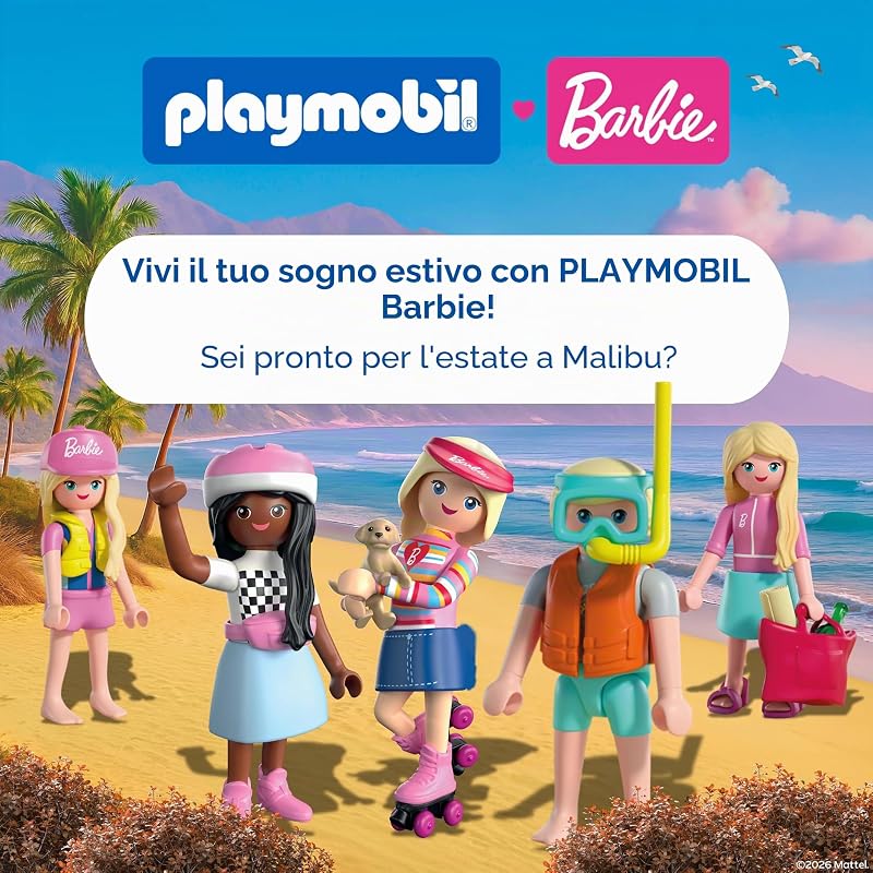 | Barbie™ Malibu | Set di pattini con Barbie™, il cucciolo Taffy e scarpe convertibili | Per bambini a partire dai 4 anni | 72126 Provide your feedback on BizChat — foto 6 di 7