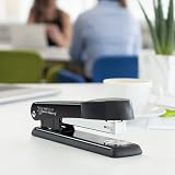 Rapesco R54500B2 Germ-Savvy Antibacterial Marlin Full Strip Stapler Black view 4