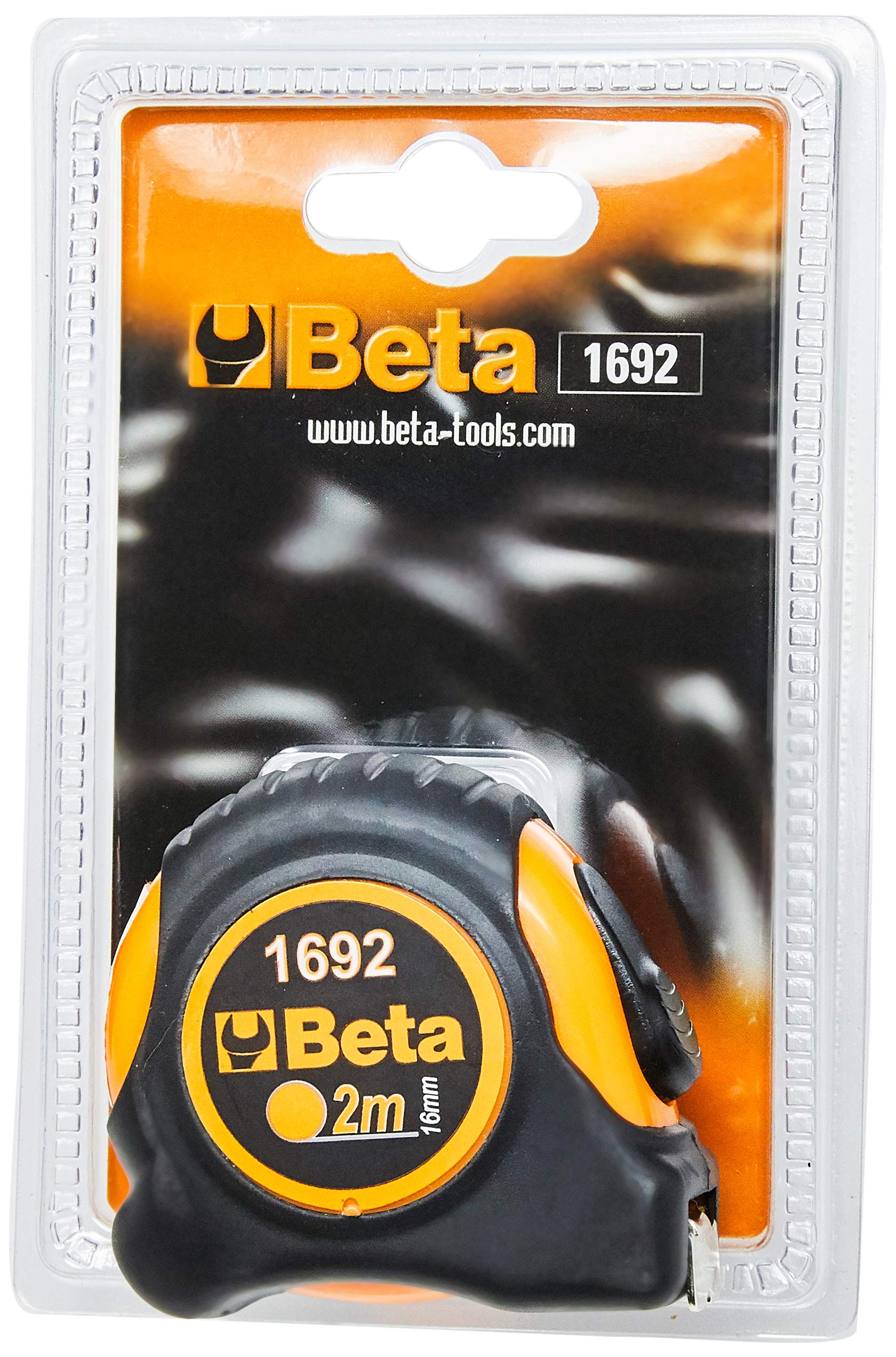Beta 16920052 Model 1692/2 Measuring Tape, Shock-Resistant, Bi-Material, 2 Metre