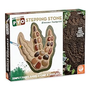 Paint Your Own Stepping Stone: Dinosaur Footprint
