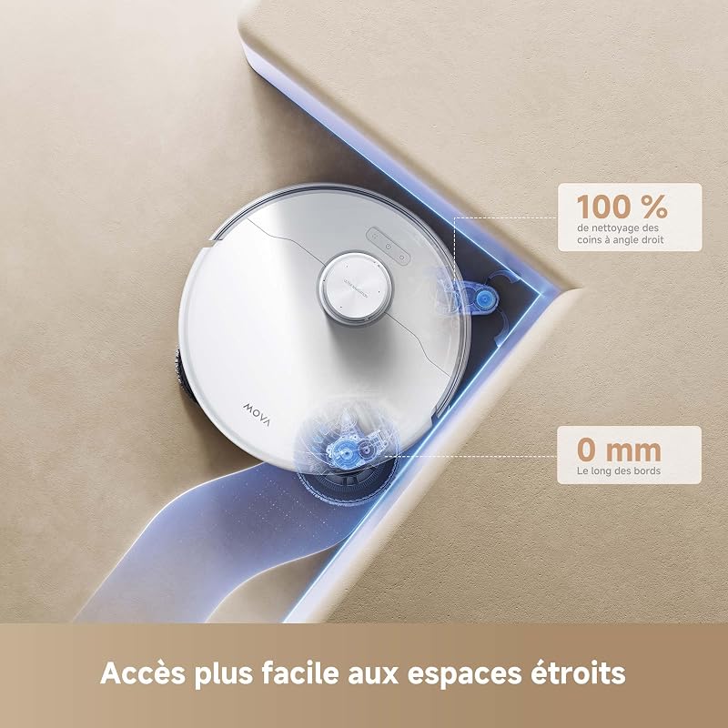 P50 Pro Ultra Robot Aspirateur, Blanc