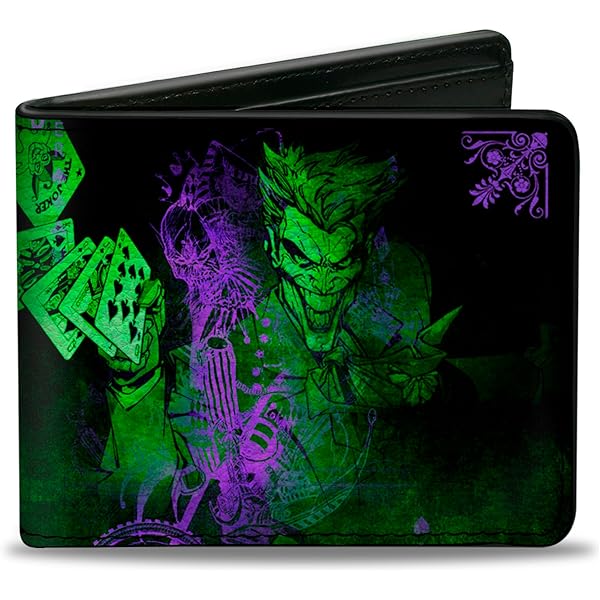 Amazon.com: Buckle-Down mens Buckle-down Bifold Joker Wallet