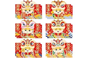 Clapzooki 2025 Chinese Red Envelopes Chinese Snake Year Envelope New Year Year Envelope Lucky Money Envelopes Red Pocket Envelopes for Cash Lunar Year Spring Festival Cute Cartoon Snake (Style 1)
