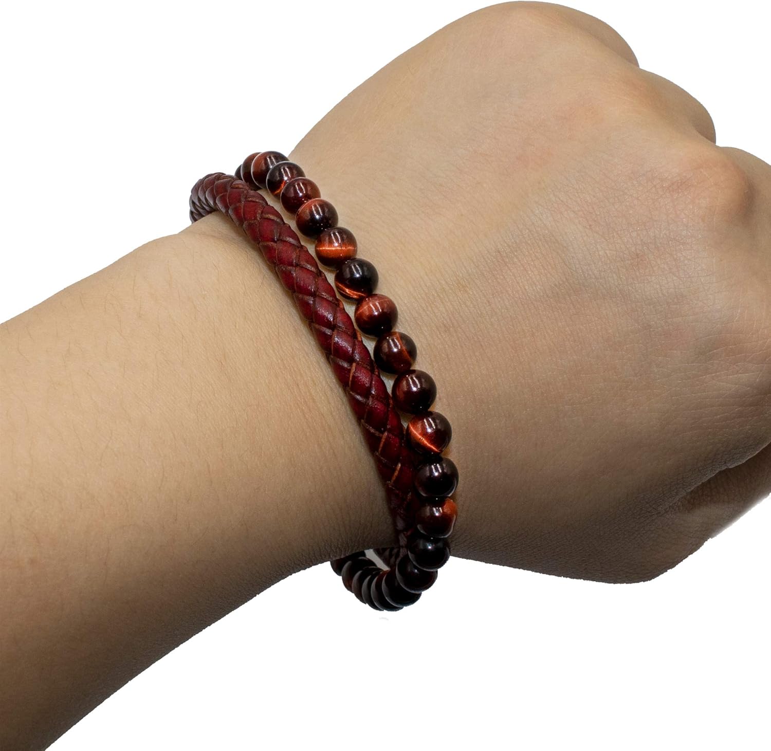vintage red mens bracelet bead leather bracelet bracelet for men mens leather bracelet mens leather bracelet leather bracelet for men leather bracelet: Clothing