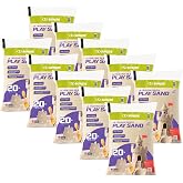Sun Joe Silica Play Sand for Sandbox, Ultra Fine, 20 Lb, 10 Pack, PLYSAND20 | For Sensory Tables, Garden Spaces, Indoor and Outdoor Crafts, Molding, Digging, Sculpting, and Play