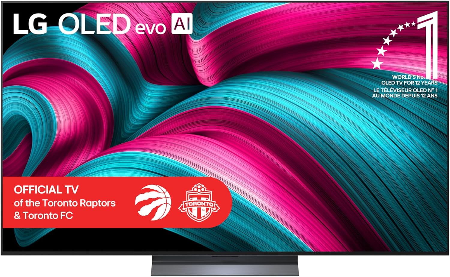 LG 65-Inch C5 OLED evo 4K Smart TV - α9 AI Processor 4K Gen 8, Alexa Built-in, Up to 144Hz Refresh Rate, HDMI 2.1, G-Sync, FreeSync, VRR, WebOS 25, Dolby Vision (OLED65C5PUA, 2025)