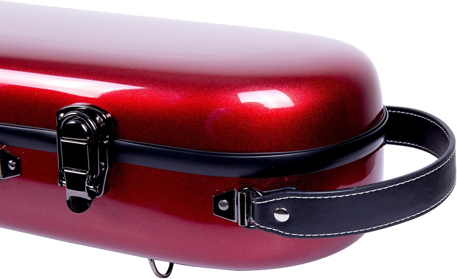 Red Fiberglass Hardshell case for FTrigger or Straight Bb Trombone in