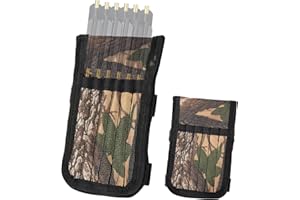 KURUGEILI Mini Crossbow Bolt Quiver Double-Sided Arm Guard Arrows Holder Can Hold 12pcs Mini Crossbow Arrows