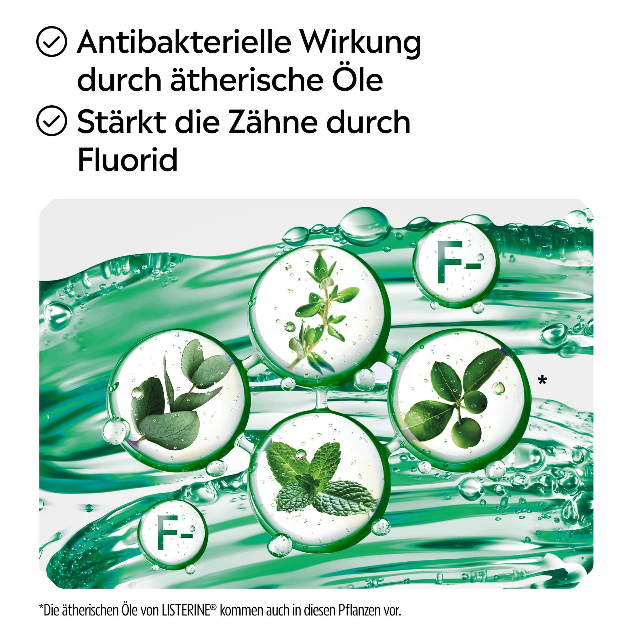 LISTERINE Total Care Zahnfleisch-Schutz 6 x 500 ml, schützende Mundspülung gegen Zahnfleischprobleme mit 6 in 1 Wirkung, antibakterielles Mundwasser stärkt die Zähne, bis zu 24h frischer Atem 6