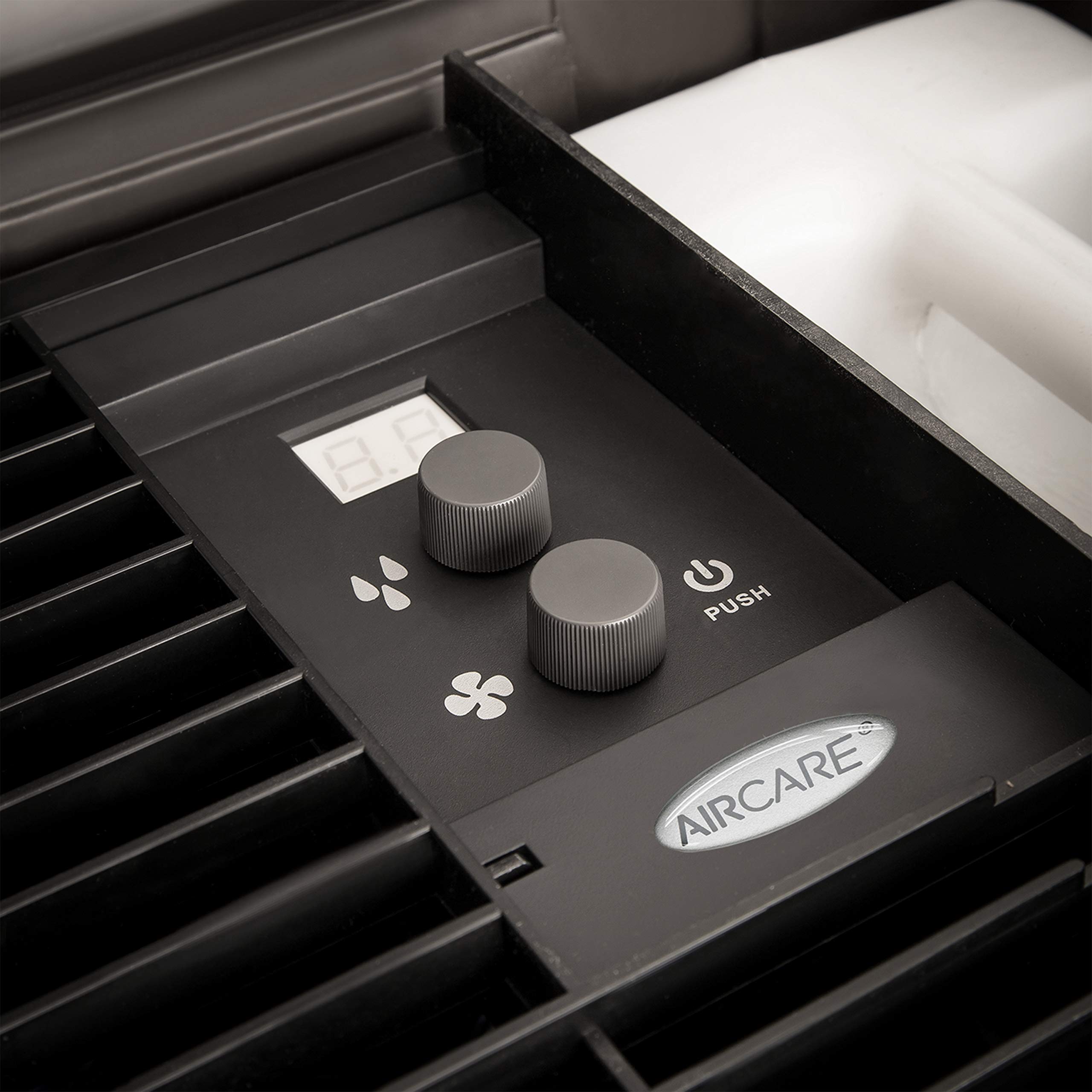 AIRCARE 696 400HB Digital Whole-House Console-Style Evaporative Humidifier, Light Oak