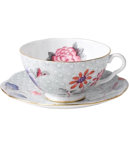 Amazon.com | Wedgwood Sarah's Garden Fine Earthenware Teacup and