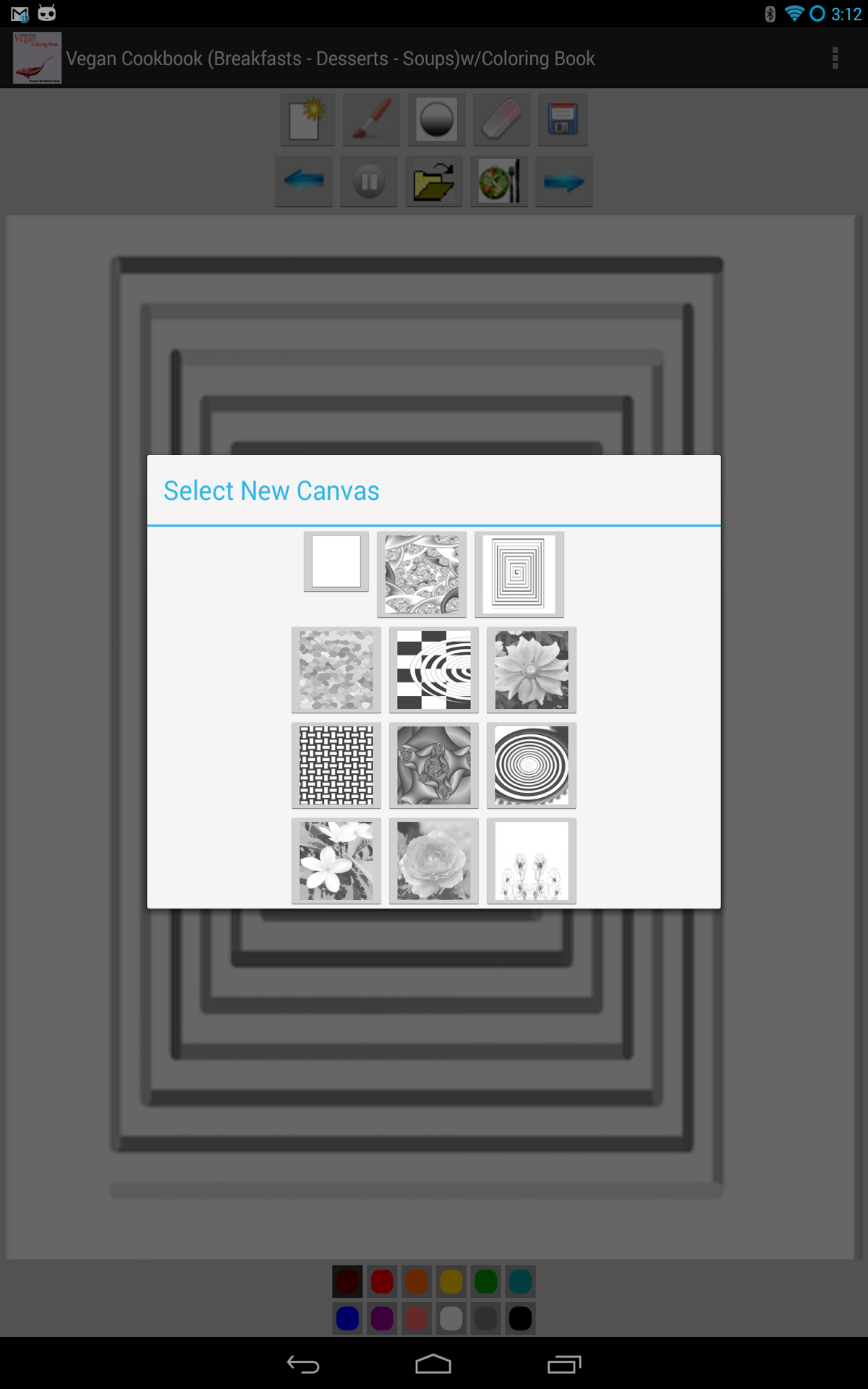 Adult Coloring Book - Vegan Cooking and Coloring (Soup, Breakfast, and Dessert)
