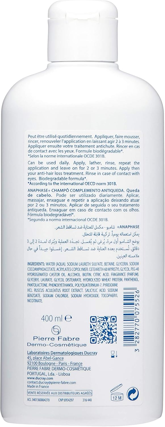 DUCRAY Shampoos, 3282770075526, Durchsichtig, 400 ml (Pack of 1) - Image 3