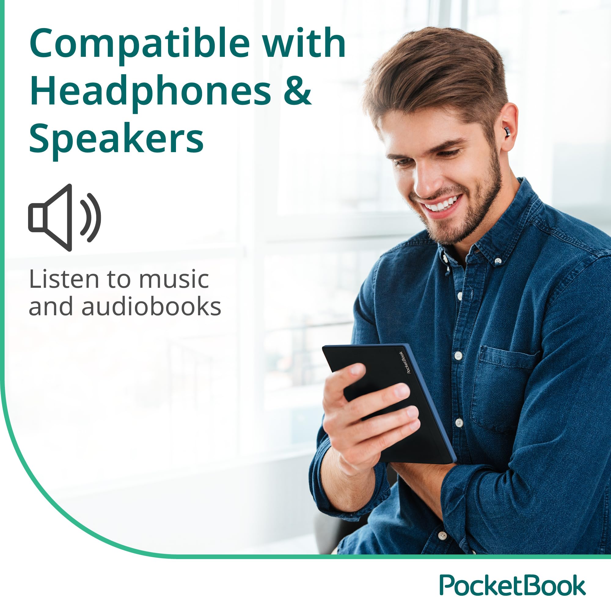 PocketBook Verse Pro E-Reader Waterproof | Eye-Friendly 6'' E-Ink Carta™ HD Touchscreen | Audio-Book & E-Book Reader | Text-to-Speech Function | SMARTlight | 16GB | WiFi & Bluetooth | Red