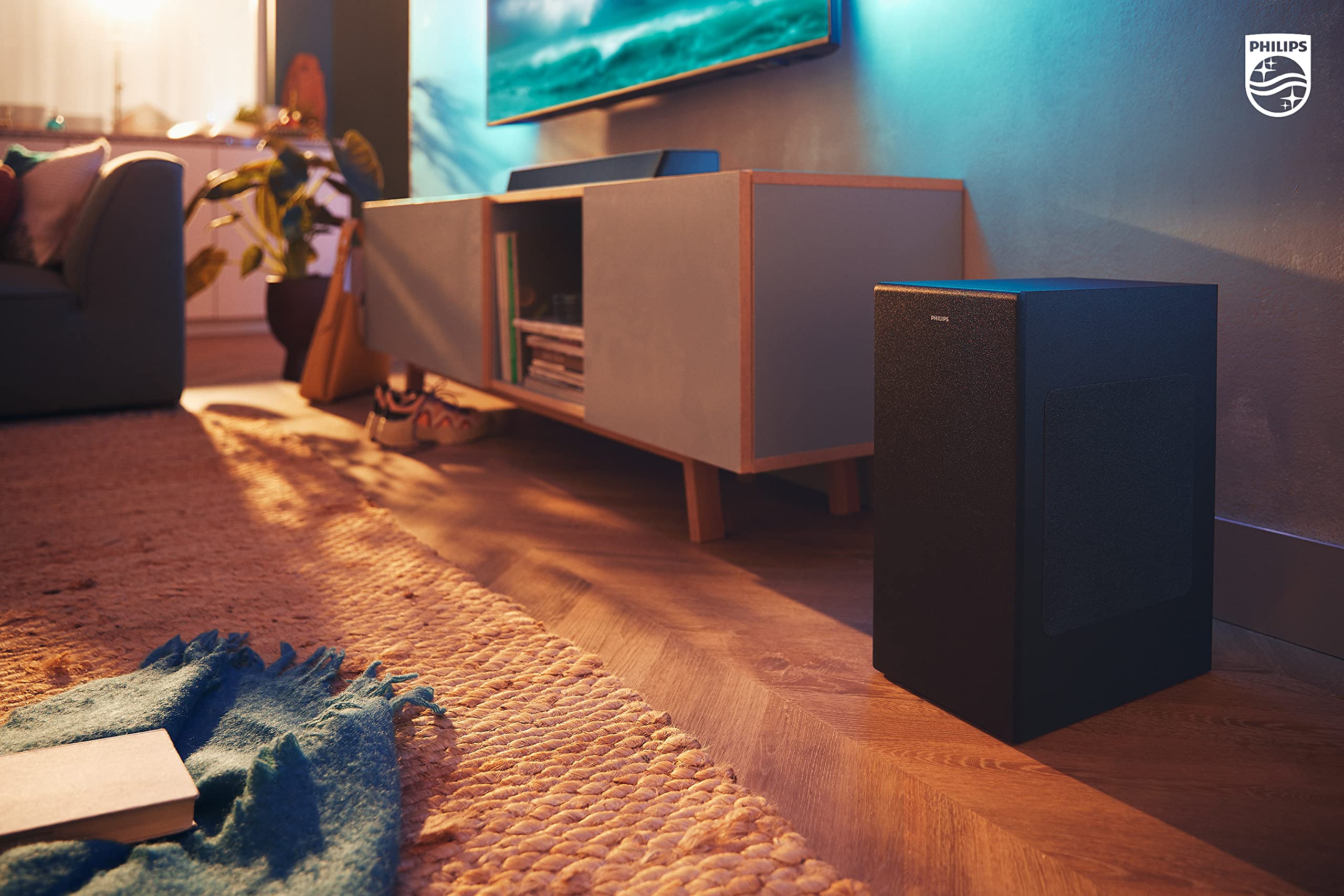 Philips B7807 3.1-Channel Soundbar with Wireless Subwoofer and Dolby Atmos