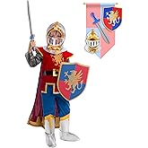 Spooktacular Creations Kids Medieval Knight Costume, Boys Renaissance Knight Costume for Toddler Halloween RolePlay Party