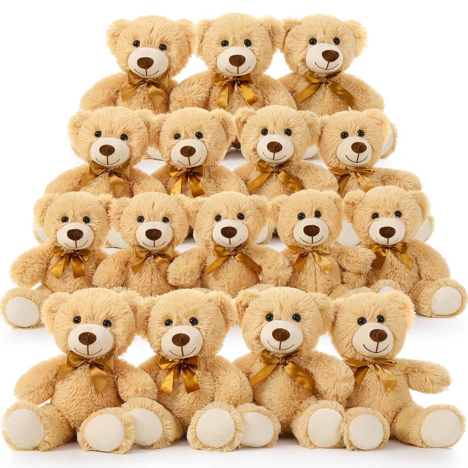 Photo 1 of **********MISSING PARTS*******
MorisMos 16 Packs Teddy Bears Bulk Stuffed Animals, 14in Small Teddy Bear Plush, Cute Stuffed Bears for Centerpiece Baby Shower Valentines Wedding Birthday, Light Brown