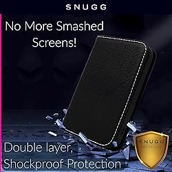 iPod Classic Case, Snugg Black Leather Flip Case