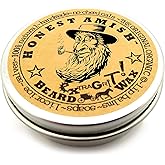 Honest Amish Extra Grit Beard Wax - Natural and Organic - Hair Paste and Hair Control Wax - 2 ounce