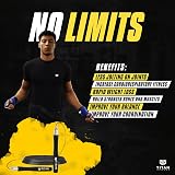 Titan Armour Self-Locking Adjustable Jump Rope with 2 Ropes UK Brand Black-2 view 2