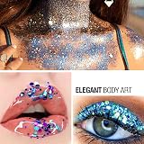 Fandamei 32 Pots Chunky Holographic Glitter 7-8g each 3 sizes 0.003 0.039 view 6