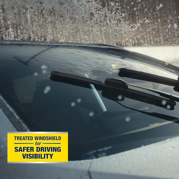 RAIN-X 810160 LATITUDE 2-IN-1 WATER REPELLENT WIPER BLADES, 24″ AND 19″ WINDSHIELD WIPERS (PACK OF 2), AUTOMOTIVE REPLACEMENT WINDSHIELD WIPER BLADES WITH PATENTED RAIN-X WATER REPELLENCY FORMULA