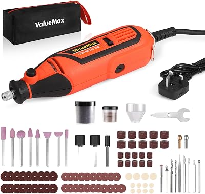 ValueMax Rotary Tool Kit 130W Variable Speed with 119 Accessories