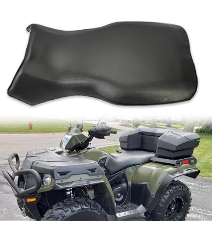 DRT Camo & Black Seat Cover For Polaris Sportsman 500 (2005-2013 Models) - Front Seat