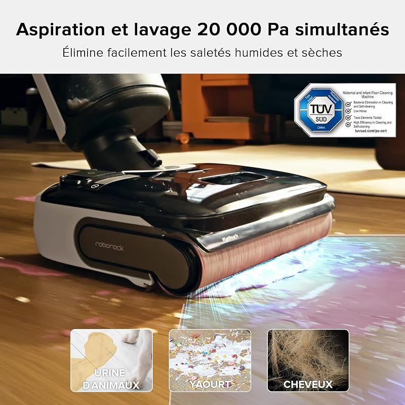 F25 BX Aspirateur Laveur 20 000 Pa, Autonettoyage 90°C