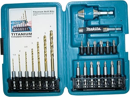 Makita bohrer bit set 48 tlg aus titanium Makita bohrer bit set 48 tlg aus titanium