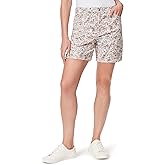 Gloria Vanderbilt Womens Amanda Basic Jean Shorts, Stonewood Wild Flowers, 8 US