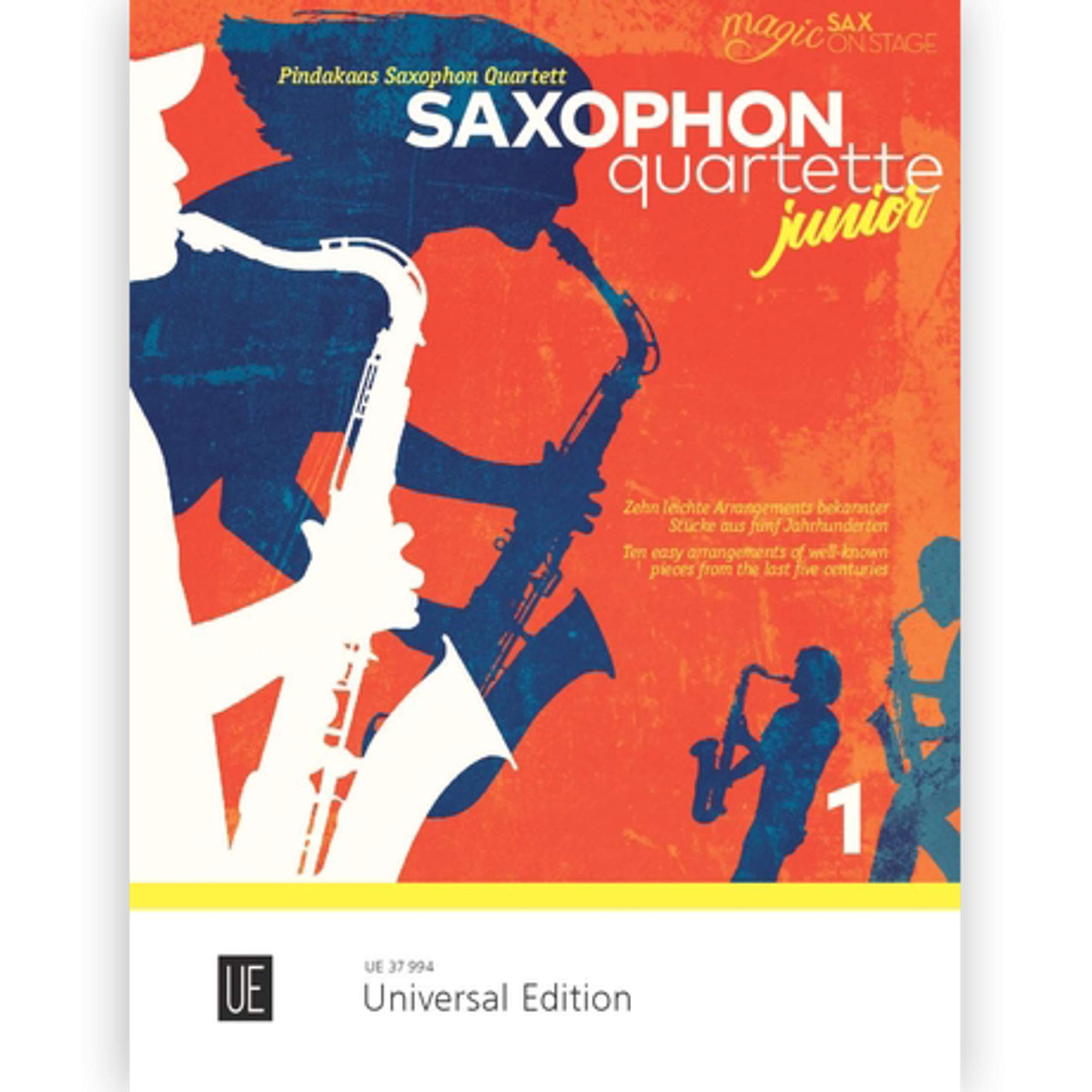 Saxophone Quartet Junior 1: Ten easy arrangements of well-known pieces from the last 5 centuries (MAgic Sax on stage)