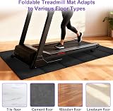 Vanexiss Treadmill Mat 156x75x0.6cm Foldable Waterproof Anti-Slip view 5
