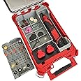 Packout Insert for M12 Rotary Tool 2460-20 & 2525-20 – Fits Packout 48-22-8435 – Holds Tool, 2 Extra Batteries & Accessories – Durable Plastic Organizer Tray (Gray)