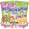 Sweetzo - Candy Sweet and Sour Mix, Watermelon, Grapefruit, and Lemon Individually Wrapped Chewy Candies, Pack of 3, 3.17 Ounces Each