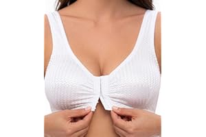 Carole Martin Full-Freedom Comfort Bra Wireless Front Closure Style 7218