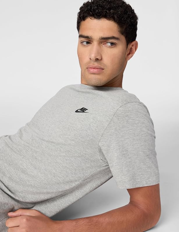 M Nsw Club Tee Maglietta, Dk Grey Heather Black, M Uomo