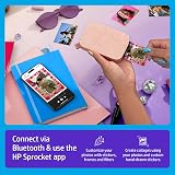 HP Sprocket 2x3 Instant Photo Printer 75 Sheets Pink Bluetooth 5.0 Zink view 3