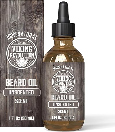 Viking Revolution Beard Oil Unscented 30 ml Argan Jojoba Natural