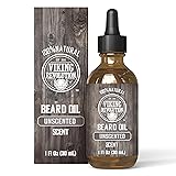 Viking Revolution Unscented Beard Oil for Men