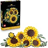 LEGO Botanicals Sunflower Bouquet Building Set for Adults, Ages 18+ - Artificial Flowers for Home Office, Bedroom, or Desk De