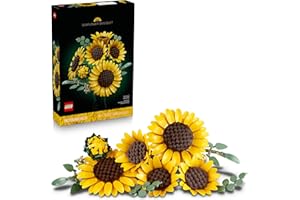 LEGO Botanicals Sunflower Bouquet Building Set for Adults, Ages 18+ - Gifts for Mothers Day - Artificial Flowers for Home Off