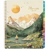 Academic Planner 2026-2027 Weekly and Monthly, 8.5''x11'' | July 2026 - June 2027, Weekly Monthly Planners, Printed Tabs, Inner Pocket, Planner for Study, Work, Life