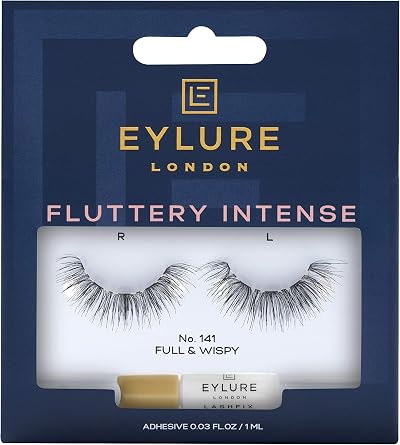 Eylure Fluttery Intense No.141 Full and Wispy Lashes Black 3 Pairs