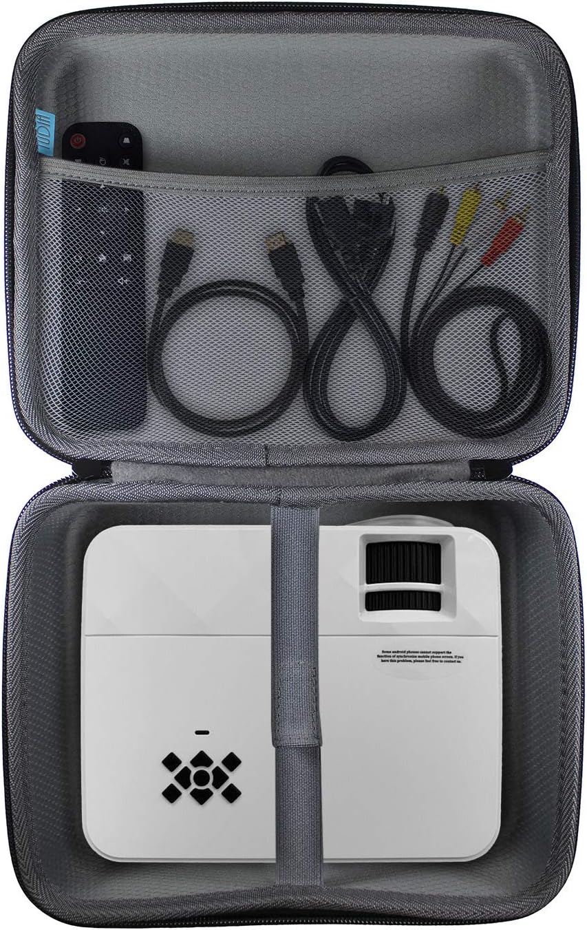 TUDIA EVA Empty Portable Hard Storage Carrying Travel Case for Mini Projector and Accessories [CASE ONLY, Device NOT Included] : Camera & Photo