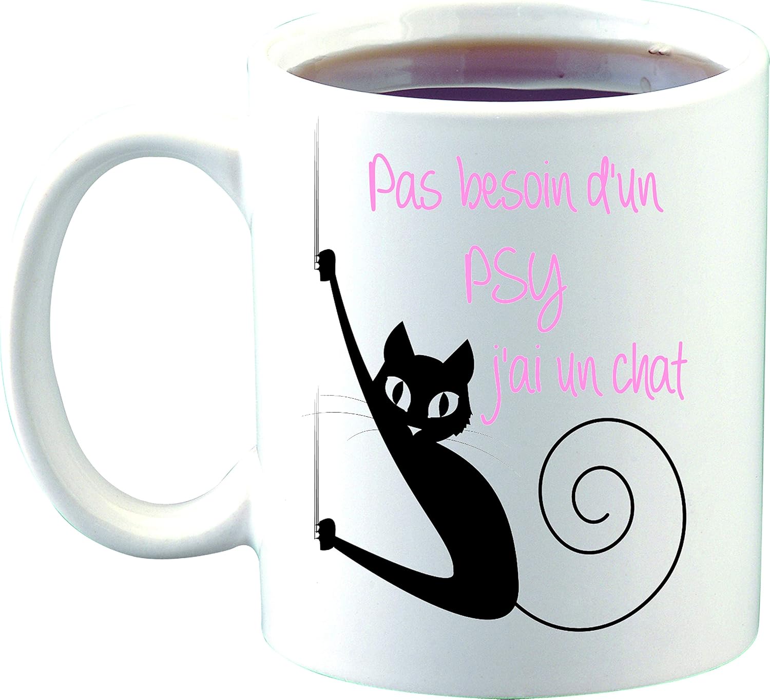 Avoir Images Sublimagecreations Mug Chat Mug Humour Pas Besoin D Un Psy J Ai actualisé salutations