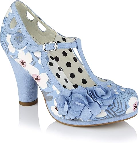 sky blue high heels