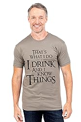 Thread Tank I Drink and I Know Things Men Modern